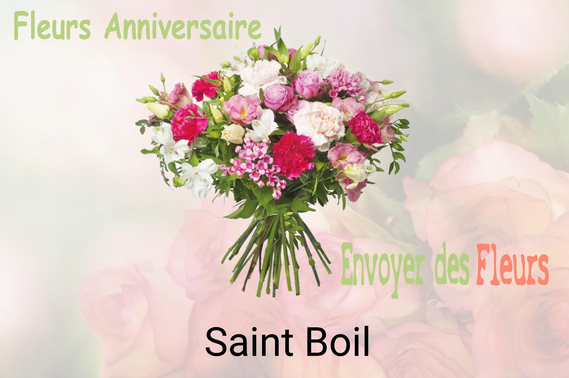 Bouquet de fleurs d’anniversaire livré à Saint-Boil